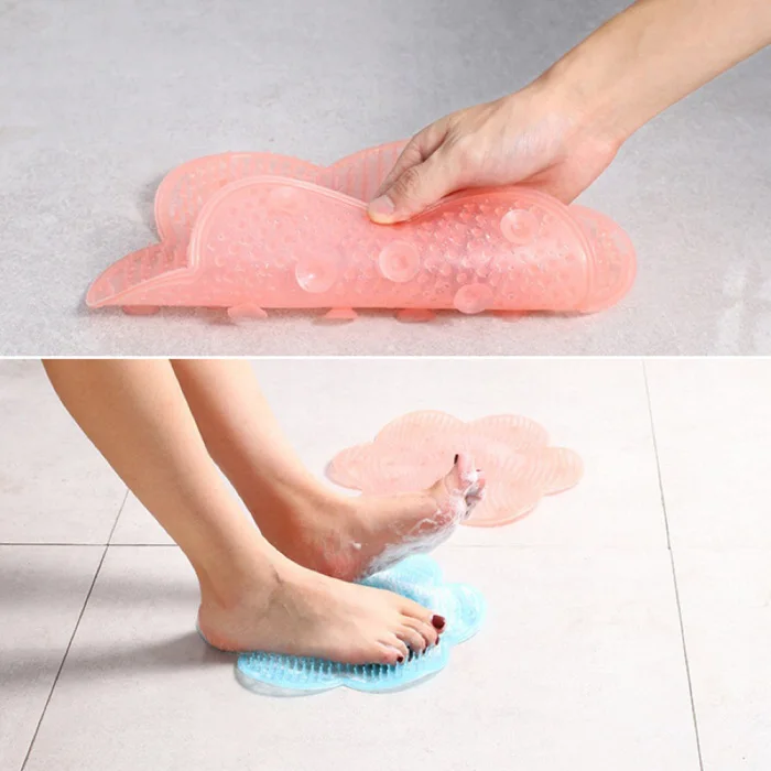 Массажная подушка для ванны силиконовая присоска нескользящий коврик для ванной и душа P7Ding