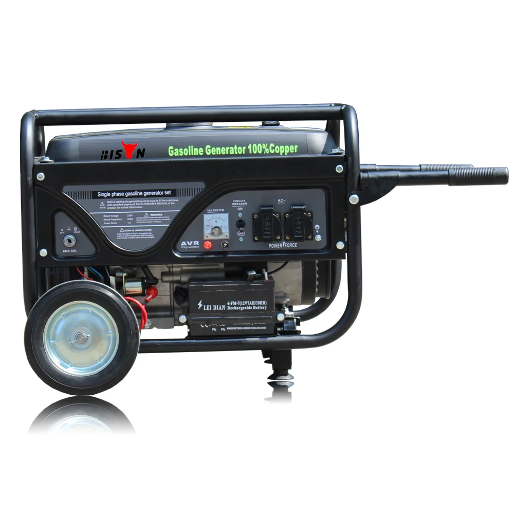 Gasoline Portable Generator 220V Home Use Standby 2kw Cooper Wire 5.5HP