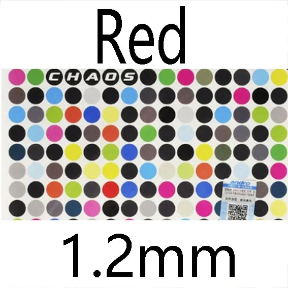 Red 1.2mm Оригинальные Tsp резиновые Длинные прыщи для настольного тенниса, резина для пинг-понга - Цвет: Red 1.2mm