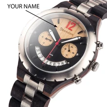 Индивидуальные роскошные деревянные часы BOBO BIRD лучший бренд водонепроницаемые мужские наручные часы relogio masculino отличный подарок V-Q28