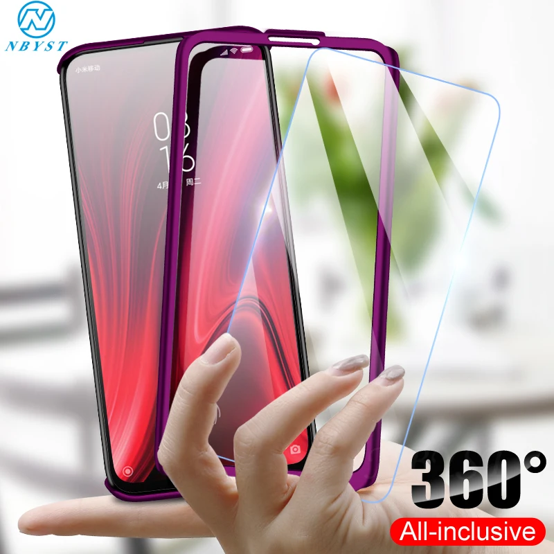 

360 Full Protective Phone Case For Xiaomi Redmi Note 7 5 K20 Pro 5 7A 5A S2 Go Case For Xiaomi Mi 9T 9 8 SE Max 2 3 A2 Lite Case