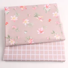 Новое поступление 2 фото/лот 40x50 см лоскутное изделие из хлопчатобумажной ткани tecido для постельное белье с вышивкой ткани для постельного белья tissu одеяла ручной работы кукла ткань для поделок