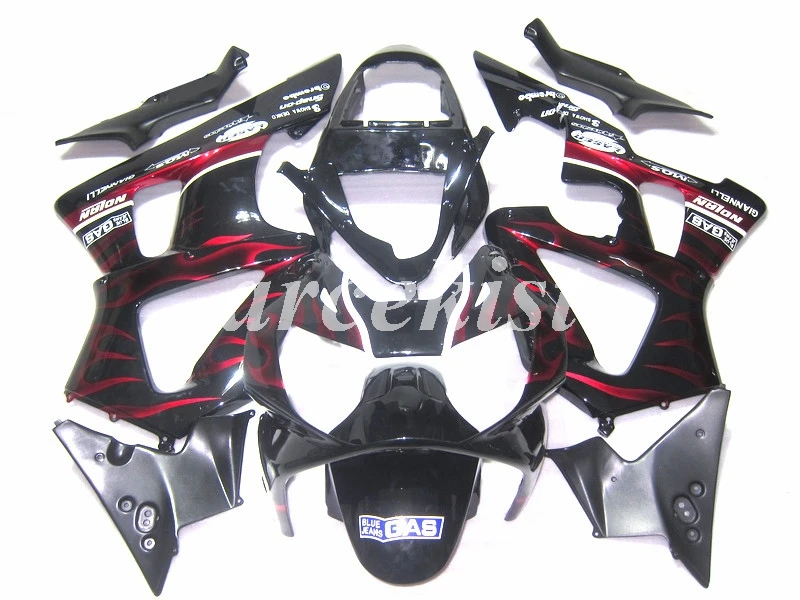 4 подарки ABS мотоцикл обтекатели комплект Подходит для HONDA CBR 929RR 929 2000 2001 CBR929RR 00 01 CBR 900RR на заказ красное пламя