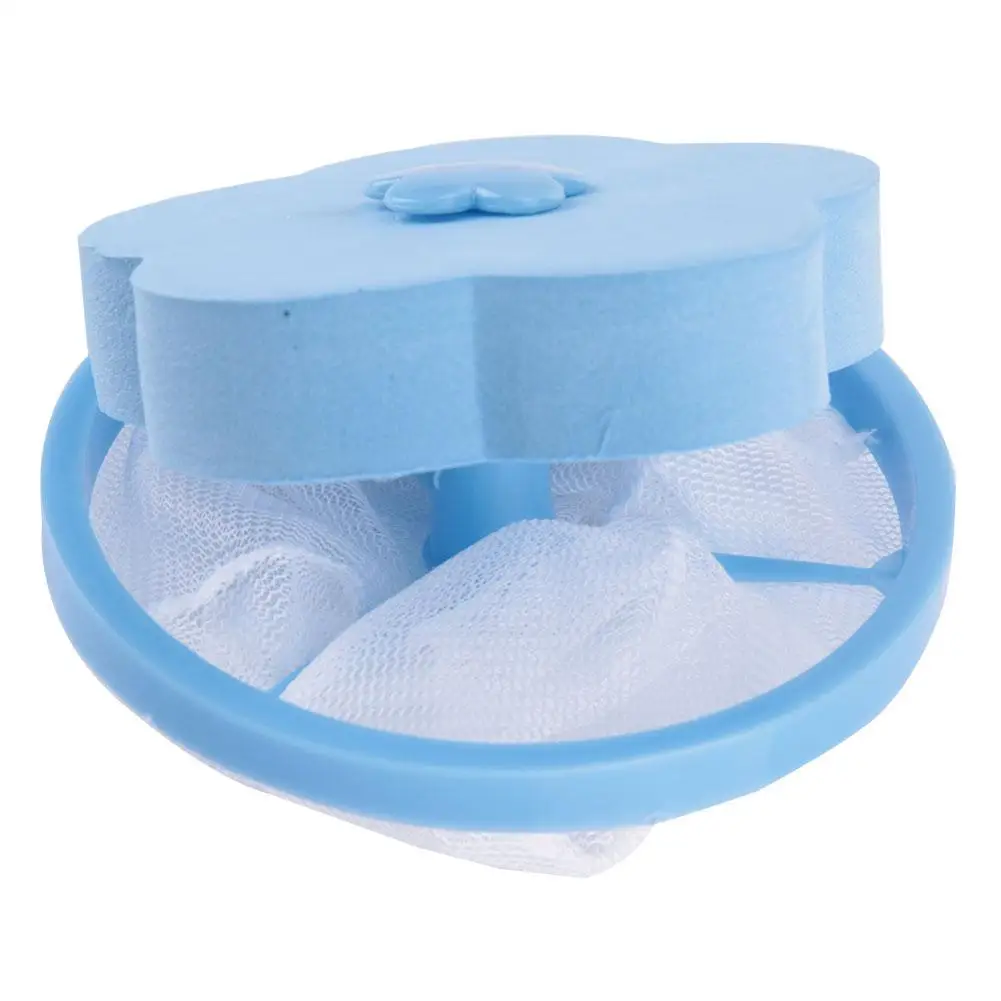 

Reusable Washing Machine Floating Lint Mesh Bag Portable Washer Lint Catcher DTT88