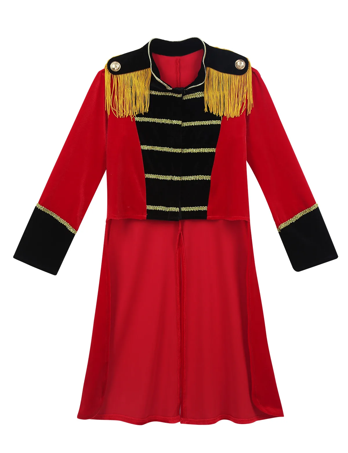Toddler Kid Boys Halloween Circus Ringmaster Costume Tailcoat Jacket Fancy Dress 