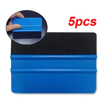 

10*7cm Plastic Scraper Set Auto Anti scratch Blue+Black PP Accessories