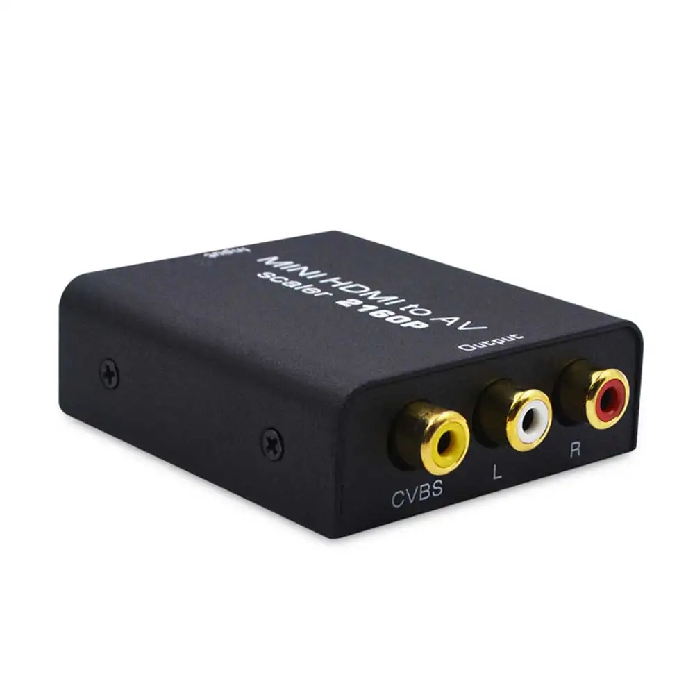 Мини HDMI к CVBS конвертер коробка AV к HDMI видео адаптер Поддержка 4 к x 2 к HDMI 1.4b HDMI для HD ТВ ПК DVD Xbox проектор