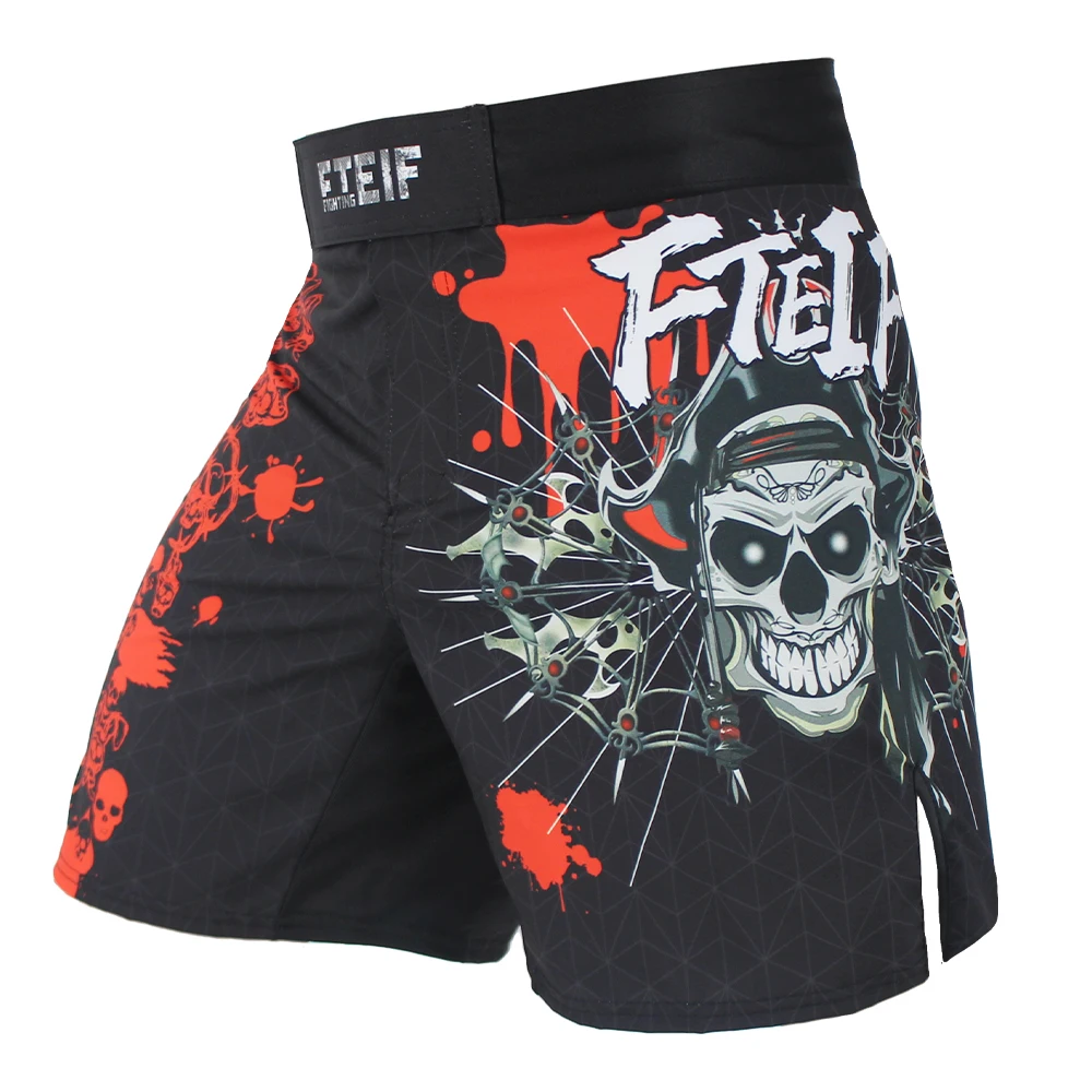 FTEIF MMA дышащие шорты для бокса с ожесточенным боем камуфляжные тигром Муай Тай