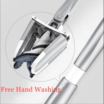 

X-type 360 Cleaning Easy Rotating Mop for Washing Floor Magic Microfiber Cloth Flat Smart Handle Dust Pads Twist Head with Spin