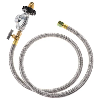 

Universal QCC1 Low Pressure Propane Regulator Grille Replacement Hose for Most LP Gas Grid Heaters and Female Nuts