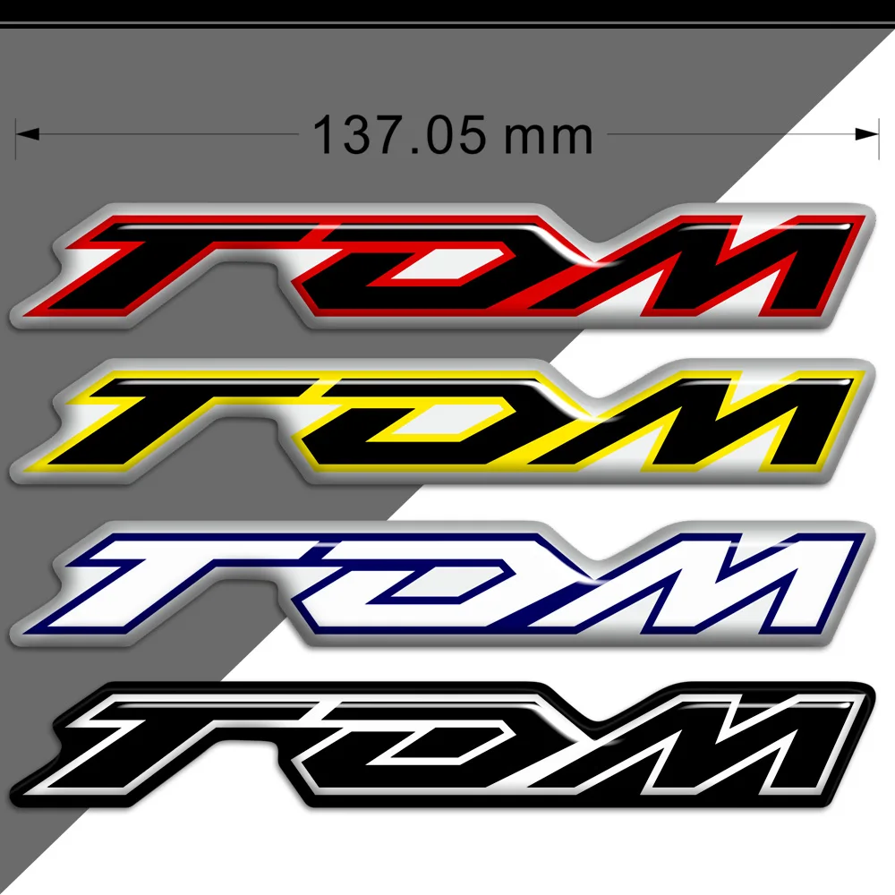 Emblem Badge Logo For Yamaha TDM 850 900 Motorcycle 3D Stickers Protector Fairing Fuel Tank Pad Decal 