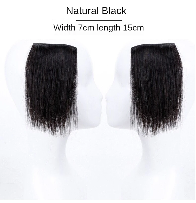 Hair Bun Clip False Bangs Synthetic Pads In One Piece Invisable Seamless Lining of Natural Cover Top Hairpiece Accessories Tools