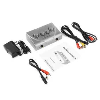 

Karaoke Sound Mixer Professional Audio System Portable Mini Digital Audio Sound Karaoke Machine Echo Mixer System