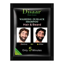 Натуральный моющий черный шампунь быстрый цвет ing легко чистить волосы черный шампунь Стик для окрашивания волос оттеночный шампунь