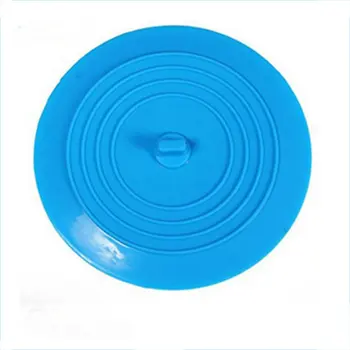 

Leakage-proof Water Stopper Basin Sink Hair Catcher Round Silicone Flat Cover Kitchen Drain Plug Universal