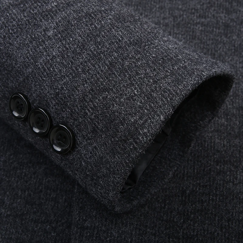 10XL 8XL 6XL Зимняя шерстяная куртка, мужское высококачественное шерстяное пальто, повседневное приталенное шерстяное пальто с воротником, мужское длинное хлопковое пальто с воротником