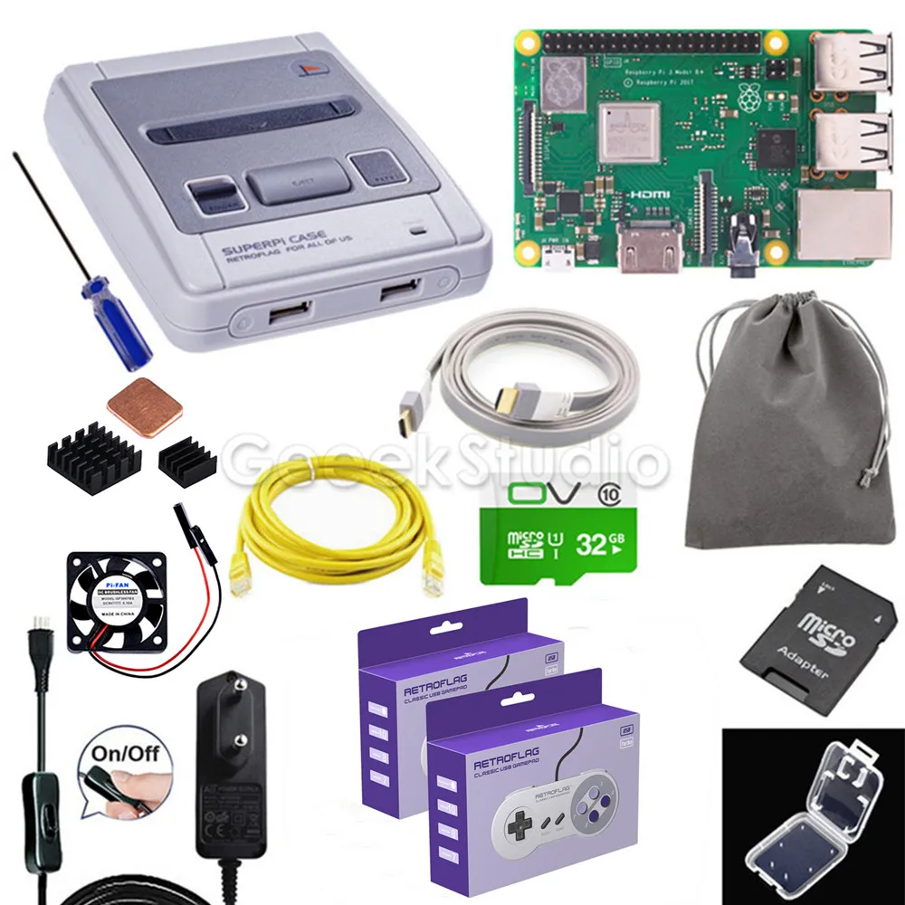 Оригинальный чехол Retroflag SUPERPi J NESPi функциональная кнопка опциональный игровой контроллер сумка для