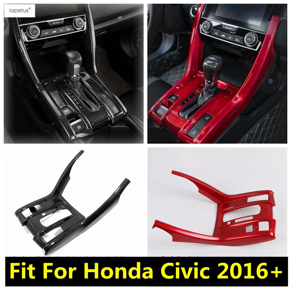 Аксессуары Lapetus подходят для Honda Civic 2016 - 2020 ABS коробка передач переключения Панель