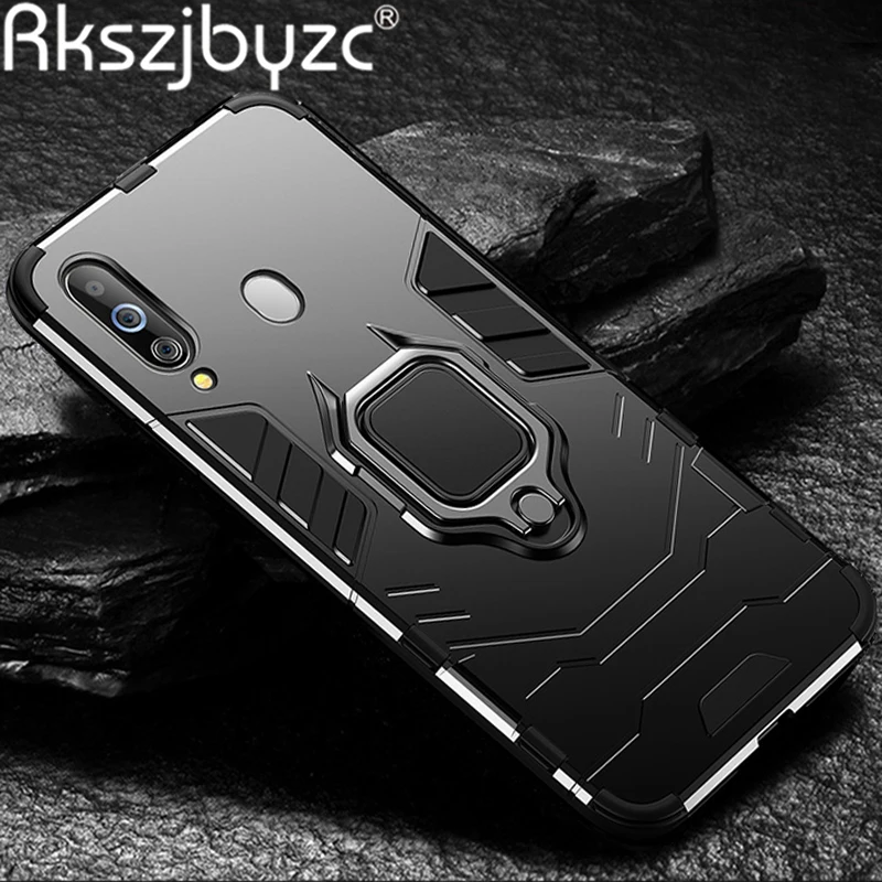 Shockproof Armor Case For Samsung Galaxy A2 Core A8S Stand Holder Car Ring Phone Cover for J4 J6 Plus A8 A8Plus A9 2018 | Мобильные