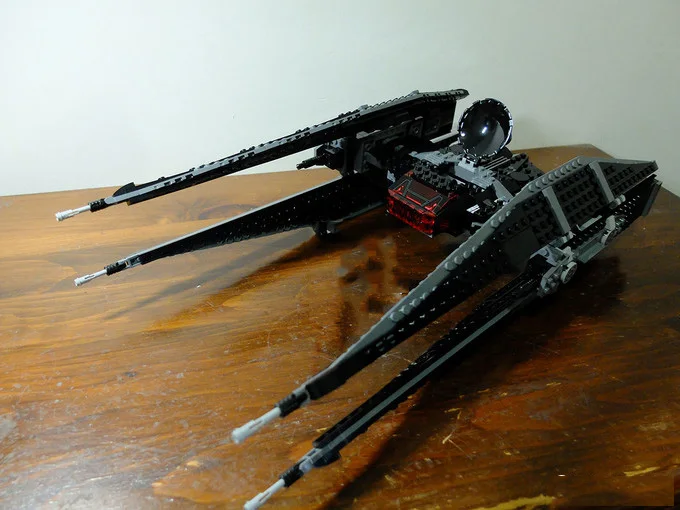 Mailackers серия Звездных Войн фильмы Kylo Reylo TIE Fighter модель совместимые фигурки Звездные войны строительные блоки игрушки для детей
