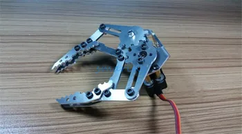 

Metal Gripper Clamp Paw Claw Talon Manipulator Mechanical Arm Supporting Mg996 Servo Robotic Part Accessory Smart Car Diy Toy