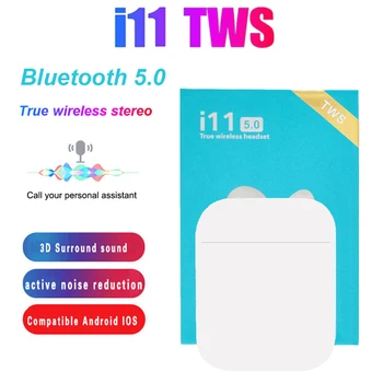 

2020 new i11 TWS Bluetooth 5.0 wireless headset earphone mini earbuds for all smartphones with microphone headset PK i7s i90000
