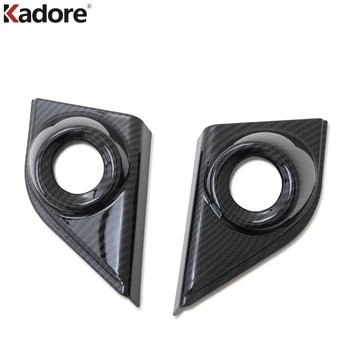 

For Honda CRV CR-V 2017 2018 2019 Car Door A Pillar Stereo Audio Ring Speaker Stickers Decoration Cover Trim 2pcs/set