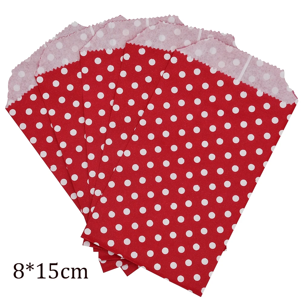 10 stücke bevorzugen Süßigkeiten Geschenkt üten flache Kraft Party bevorzugen Papiertüten Chevron gestreifte Punkte Papier Bastel tasche für Hochzeits feier Lieferungen – Detail 26