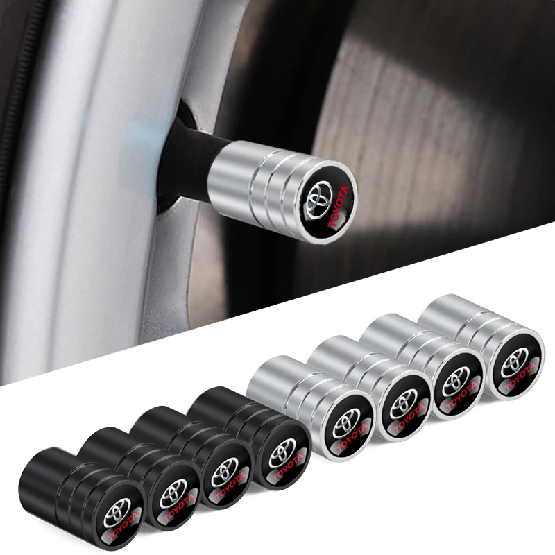 Металлические колпачки клапанов автомобильных колес 4 шт. герметичные