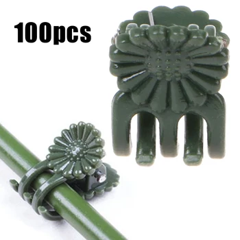 

100Pcs Vine Fixing Clip Plant Orchid Stem Vines Fixing Support Flowers