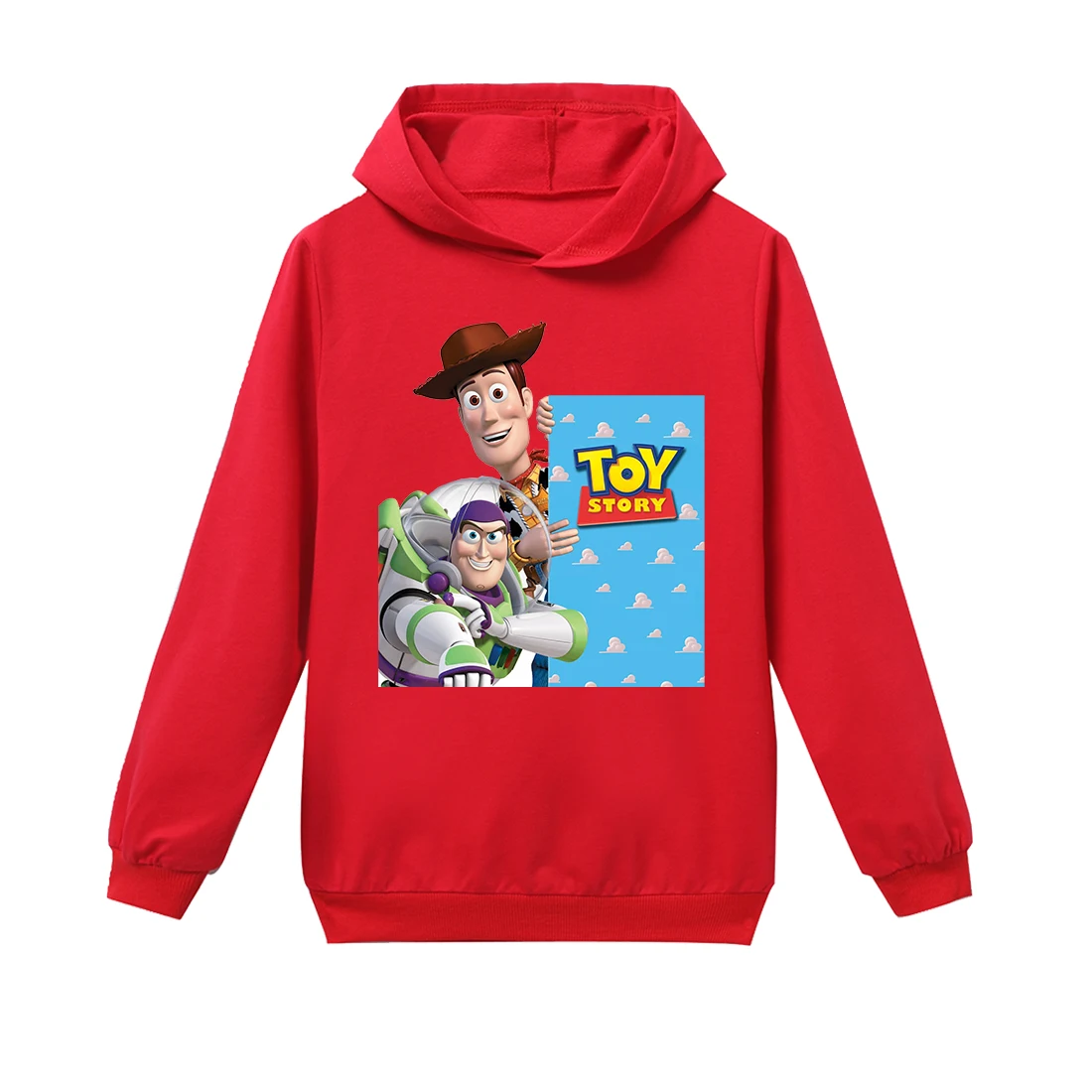 В году, новые свитшоты Toy Story 4 Топы, детская одежда с героями мультфильмов футболки с длинными рукавами для маленьких мальчиков и девочек Рождественская Толстовка с капюшоном