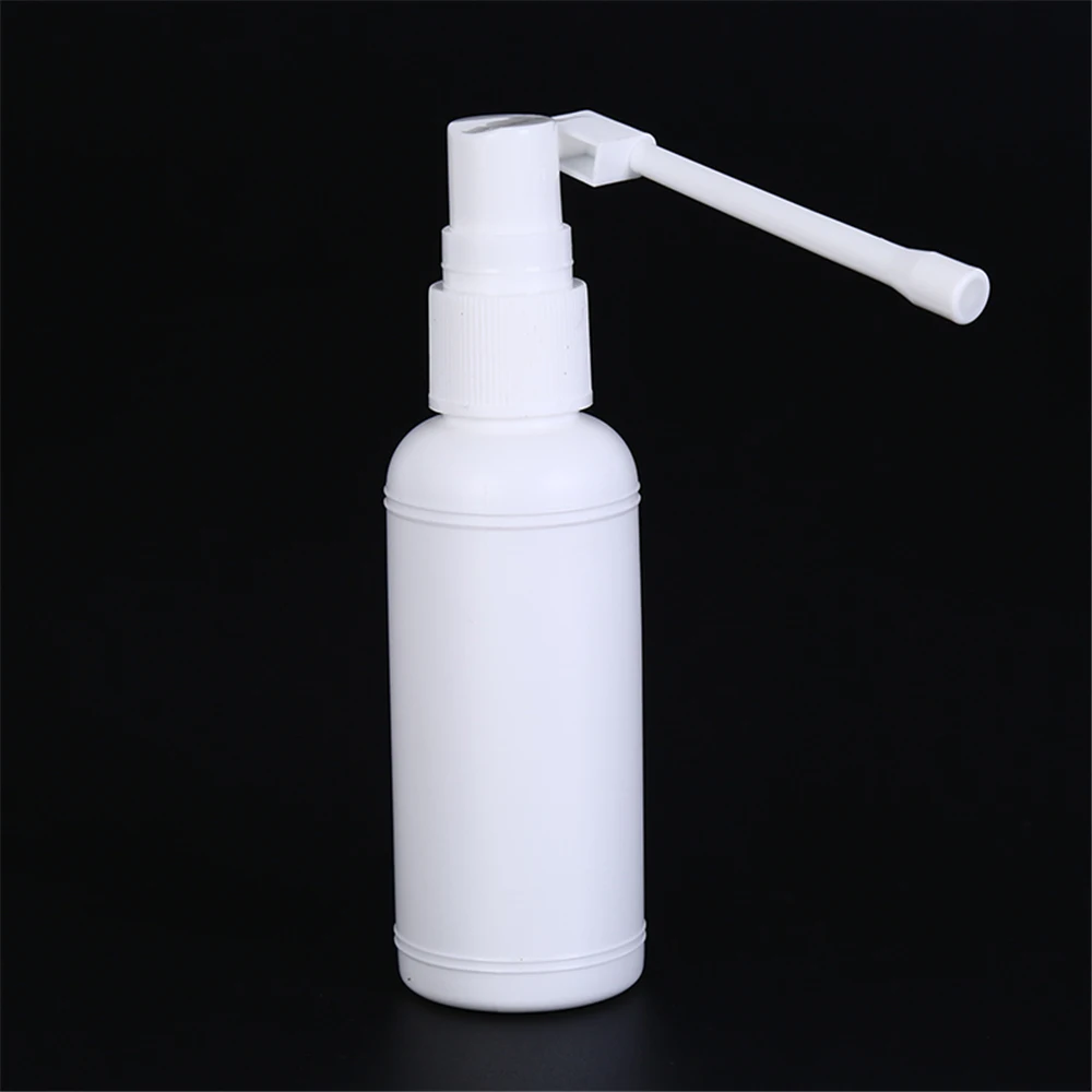 Plastic Nasal Spray Bottle 20/50ML 360 Degree Rotation Atomizer Refillable Empty Throat Sprayer Pump Snoot Cleaning Container