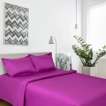 

Bed linen "Ethel" Purple shine 1,5 bd. 143 × 215, 150 × 214, nav 50 × 70 + 3 - 2 pieces, mako-satin 128 g / m²