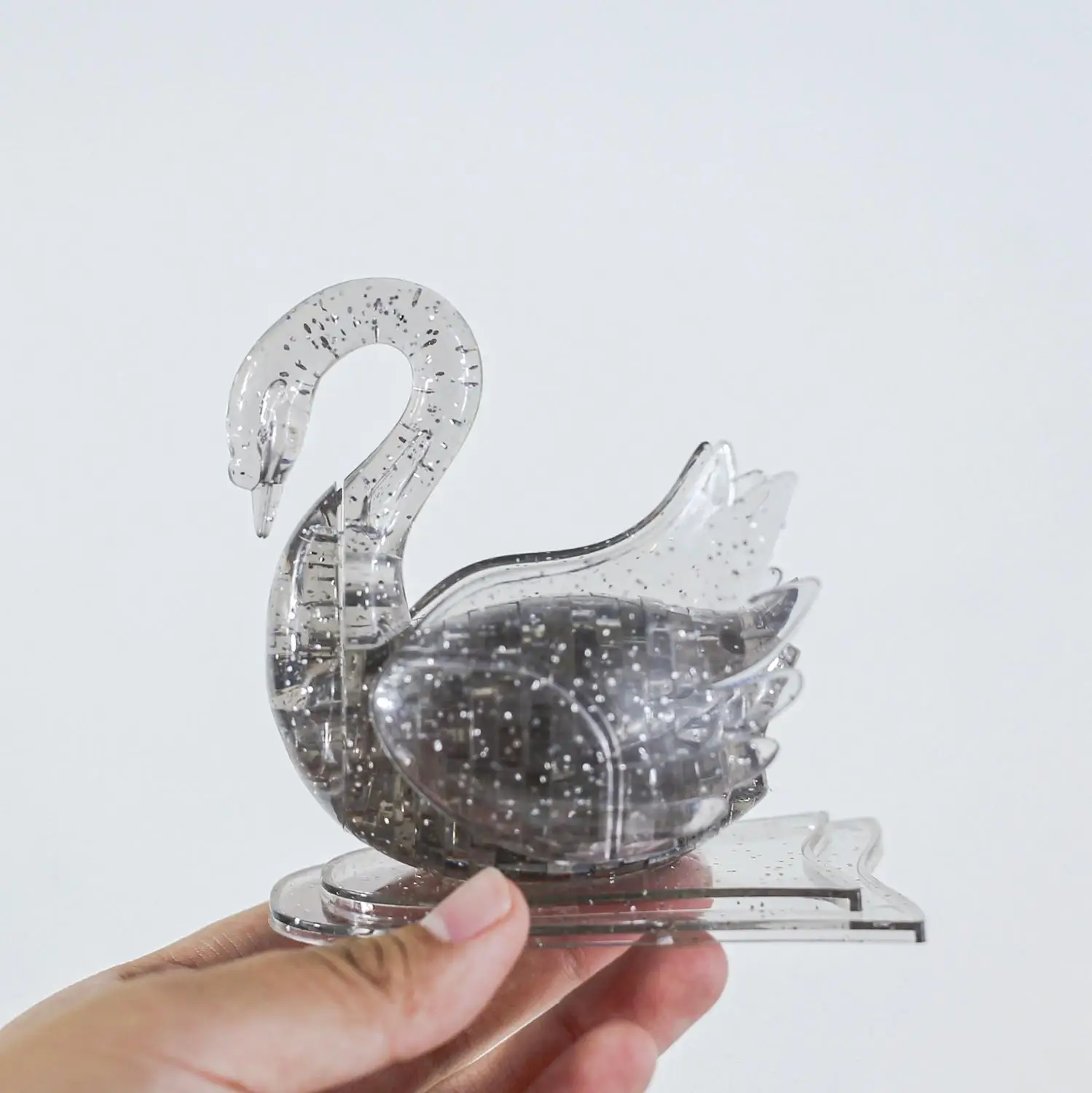 

Новое поступление DIY 3D лебедь для девочек и мальчиков Обучающие игрушки подарок Кристаллический пазл Сборная модель