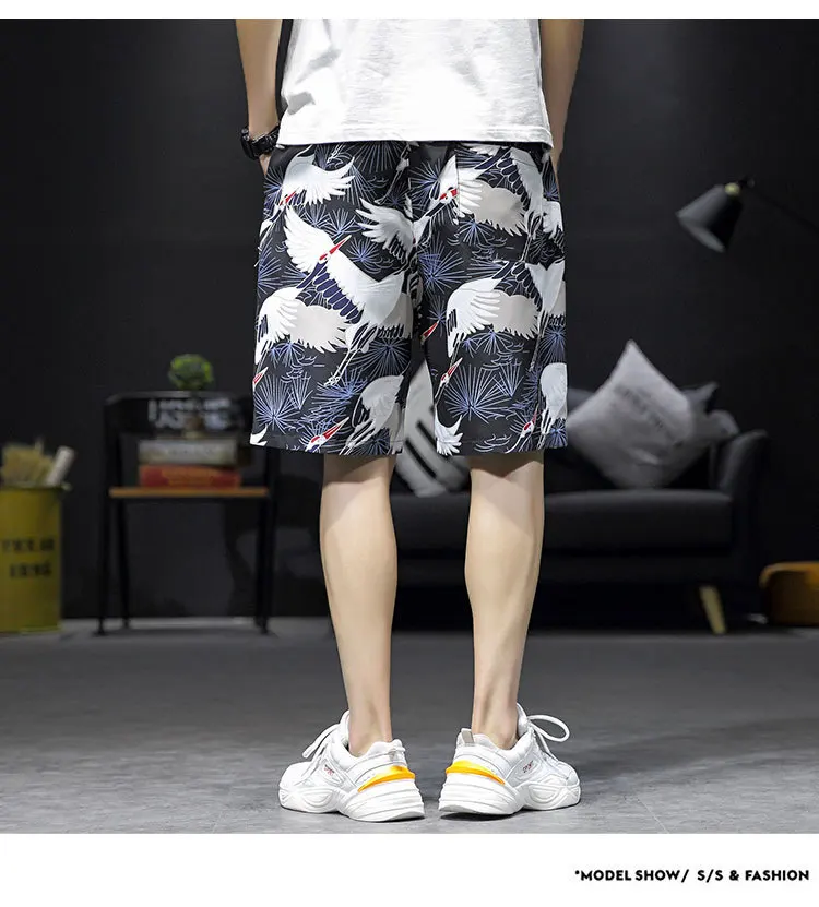 Stijlen Boardshort Losse Trekkoord Zomer Mannen En Vrouwen пляжные шорты для будущих мам Gedrukt нитка/переработка отходов Мужские Шорты для купания Рубашки домашние Korte Homme