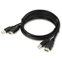 Tesla smart высококачественный 1,5м HDMI USB KVM выделенный кабель