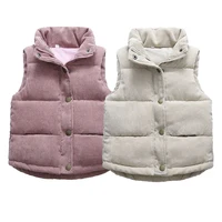 Gilet chaud et épais pour enfants, gilet en coton pour bébés, vêtements d'extérieur, manteau de marque pour garçons et filles, collection automne 2023 1