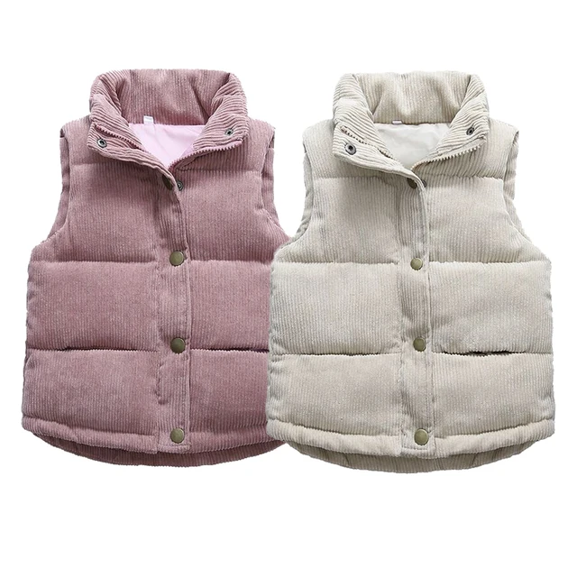 Gilet chaud et épais pour enfants, gilet en coton pour bébés, vêtements d'extérieur, manteau de marque pour garçons et filles, collection automne 2023 1