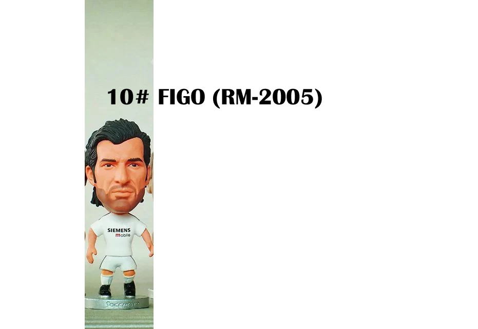 Куклы RM2005 Рауль фиго Зидан 2,5 дюймов Статуэтка из смолы - Цвет: 10