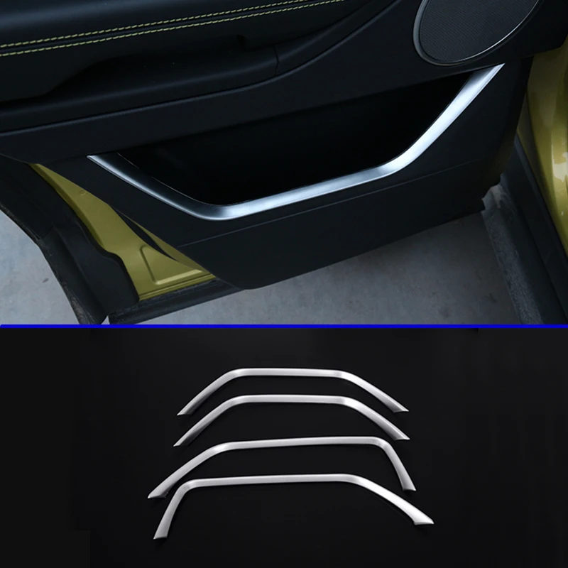 Внутренняя декоративная лента для двери автомобиля Land Rover Range Evoque 2012-2017 4 шт. |