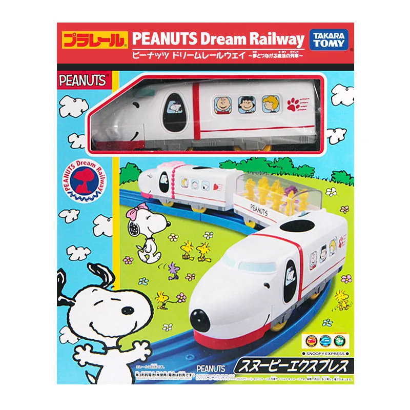 Такара Tomy disney Dream железная дорога плараил моторизованный Модель игрушки поезд арахис в поисках Мемо Микки Дональд - Цвет: Peanuts