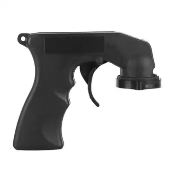 

Car Paint Care Aerosol Spray Gun Adapter Handle with Grip Trigger Black
