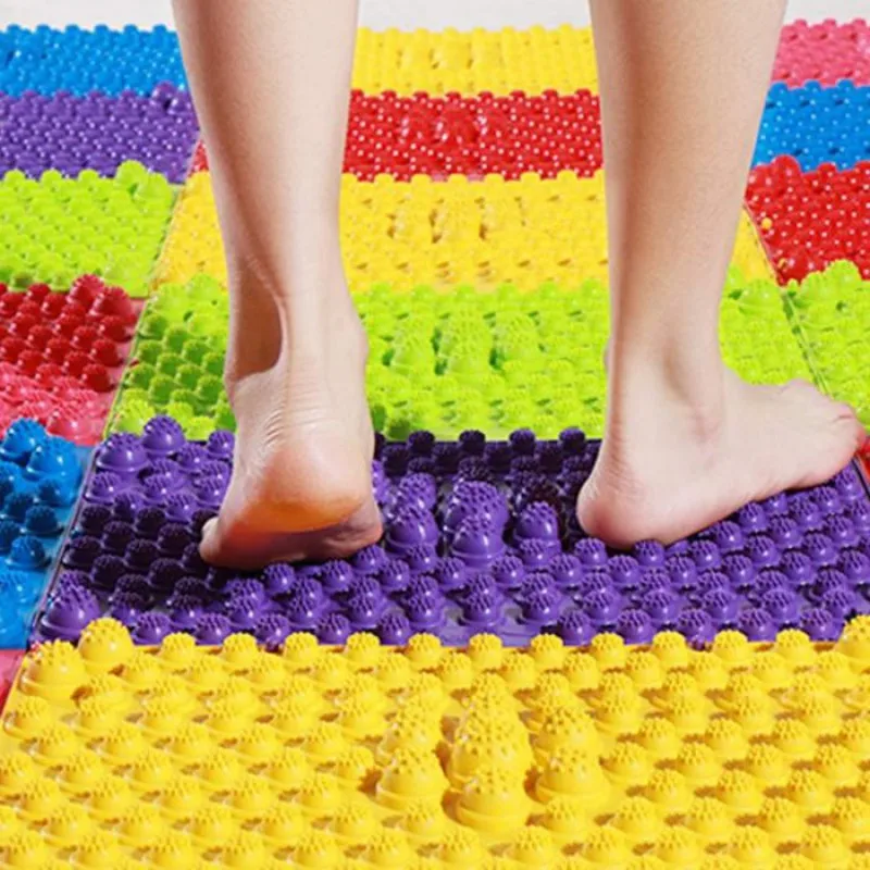 30x40 см прочная рефлексотерапия подушка для массажа ног йога коврик для ног давление кровообращение пластина коврик для массажа