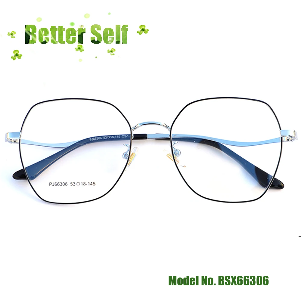 Очки с полной оправой, ретро оптические оправы BSX66306, могут сделать близорукость, металлические очки, качественные женские очки