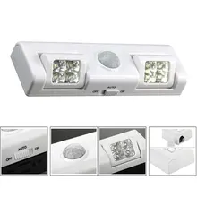 90 градусов 8LED под шкаф свет PIR датчик движения свет шкаф кухня лампа ночник ABS Monden O10