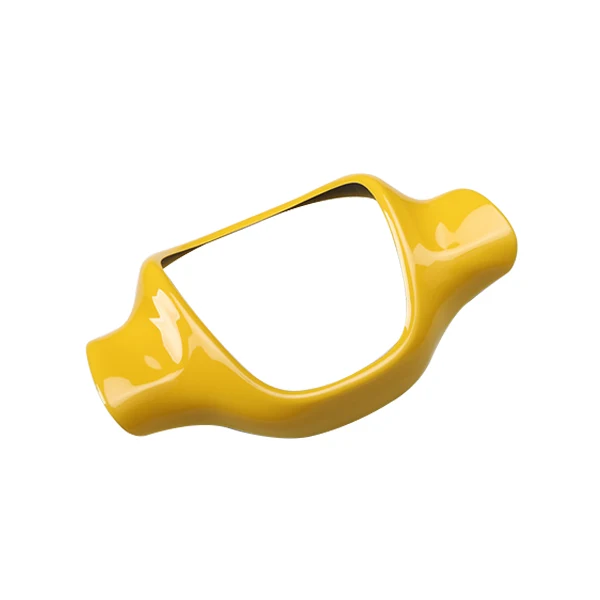 Yellow Автомобильный защитный чехол на руль, декоративная накладка для интерьера, автомобильные аксессуары для Mercedes Smart 451 fortwo - Название цвета: Yellow