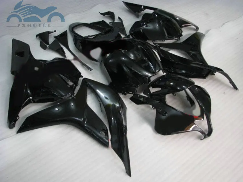 ABS пластик Инъекции обтекатель комплект Подходит для Honda CBR600RR 2009 2010 2011 CBR 600RR 09 10 11 послепродажный обтекатель наборы черный Xl19