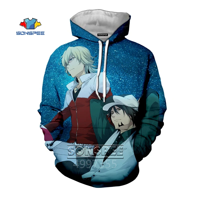 SONSPEE TIGER& BUNNY/осенние модные толстовки для мальчиков и девочек-подростков толстовка с 3D принтом для отдыха, уличная одежда, топ, пуловер для детей C160 - Цвет: 2