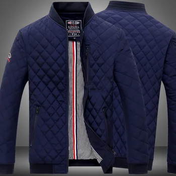

Hot Quality Winter Padded Thick Cotton Clothes Windbreak Jacket Mens Outwear Jacket Shark Brand Business Casual Warm Coats M-4XL