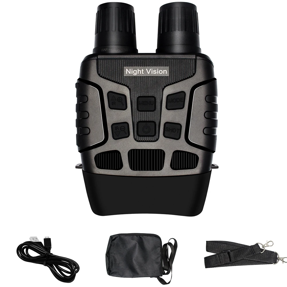 

Outdoor Night Vision Binoculars 720P HD IR Camera Long Range Camping LCD Diaplay USB2.0 Zoomable Digital Infrared Video Recorder